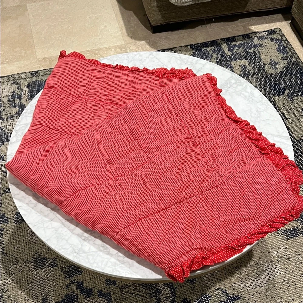Glenna Jane Reversible Crib Blanket.